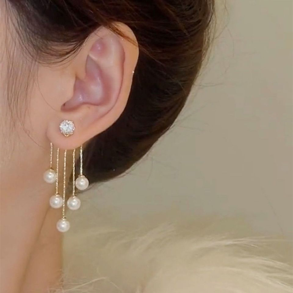 PEARL TASSEL EARRINGS