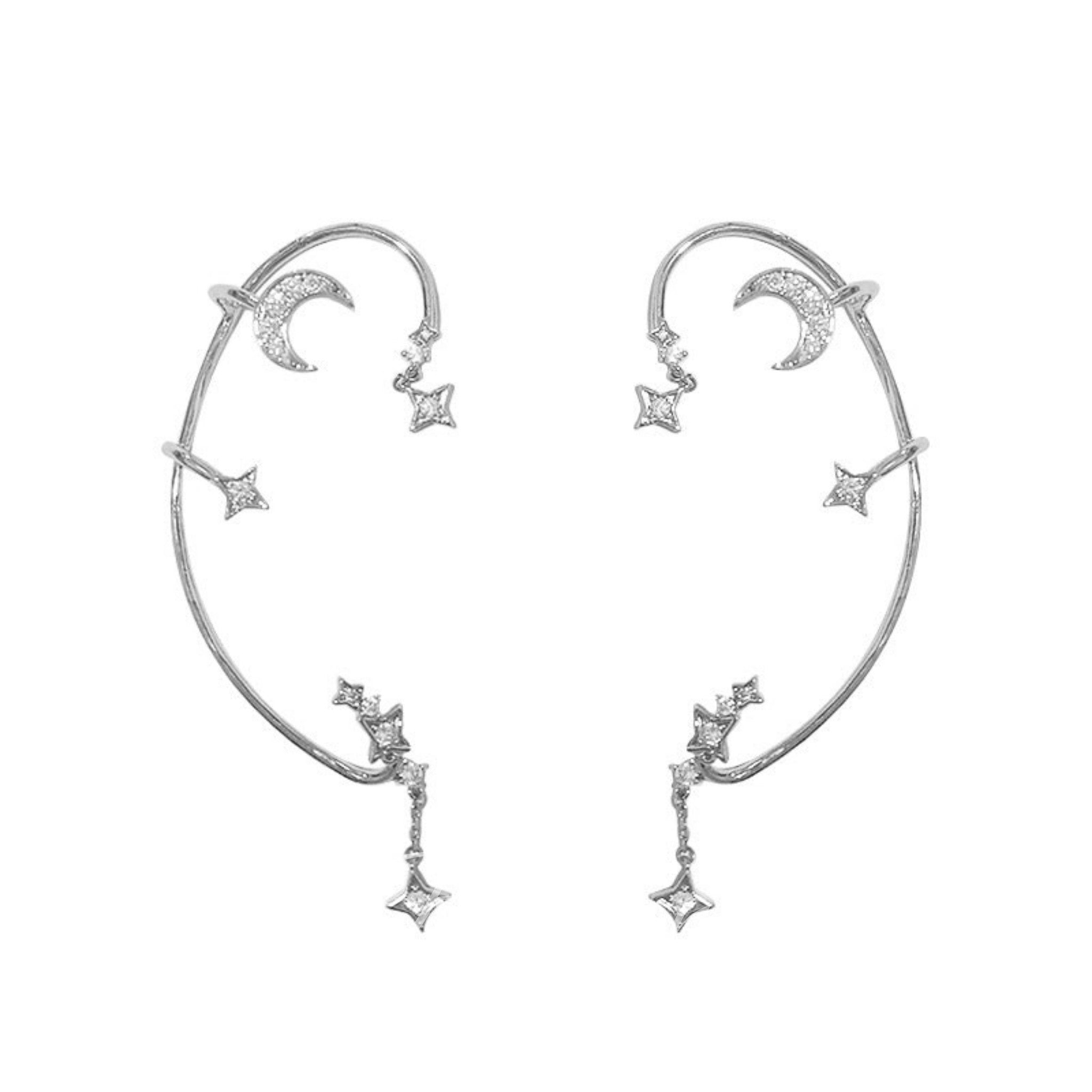 Crystal Moonstar Earrings