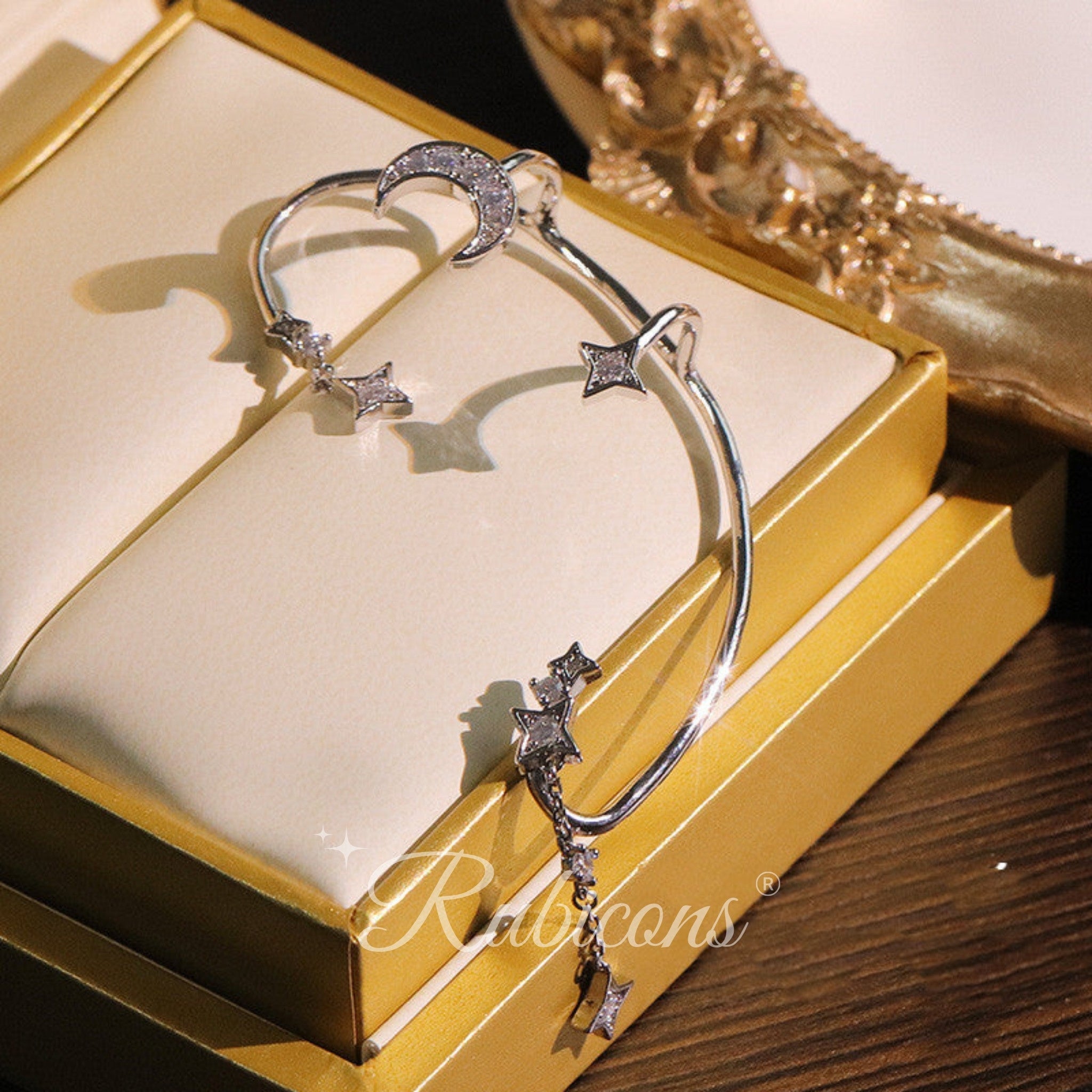 Crystal Moonstar Earrings