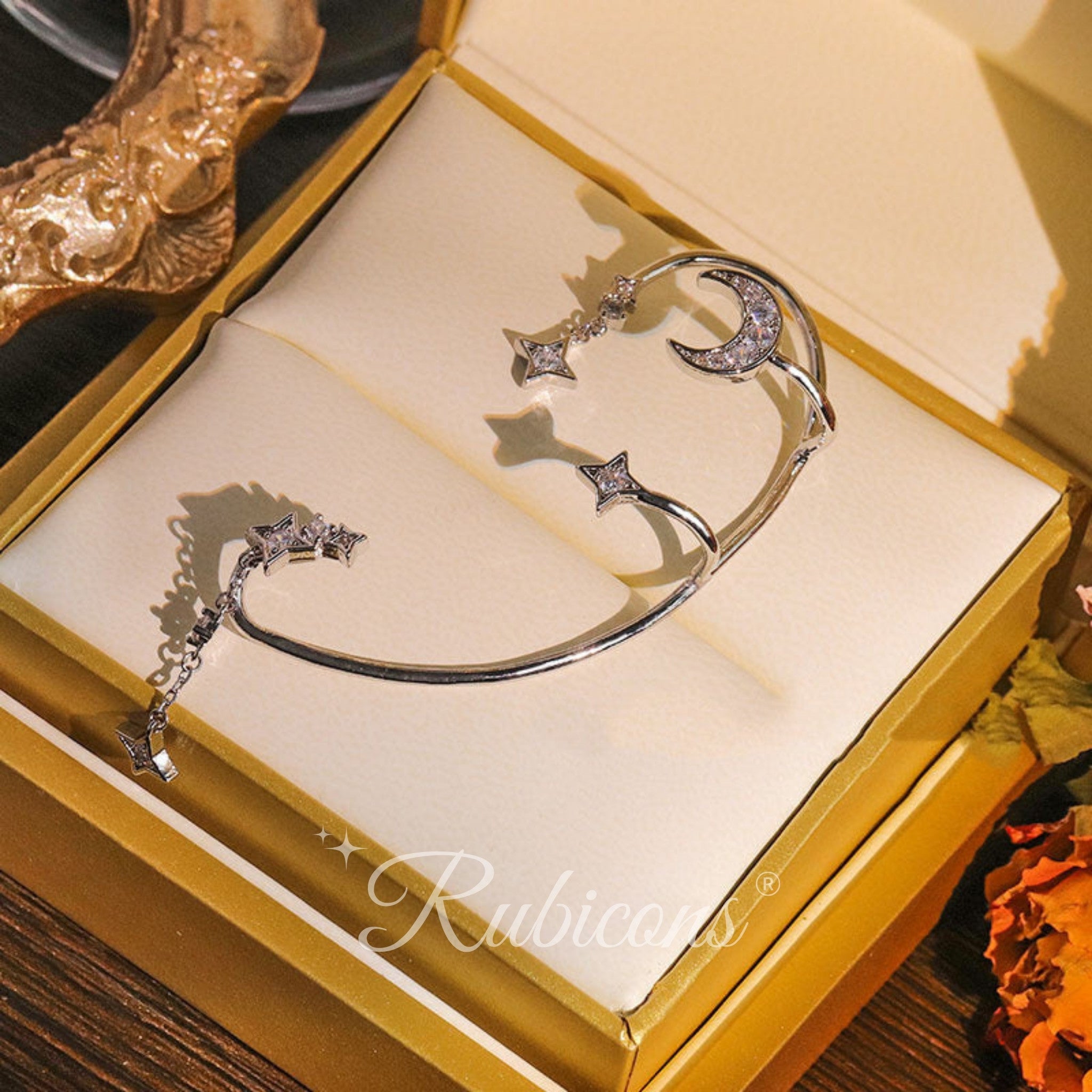 Crystal Moonstar Earrings