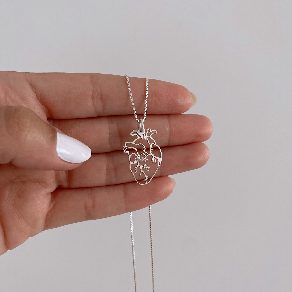 Sacred Heart Necklace Ring Set