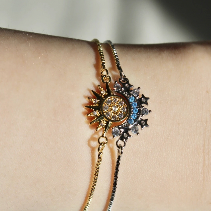 Solar Moon Bracelet & Necklace