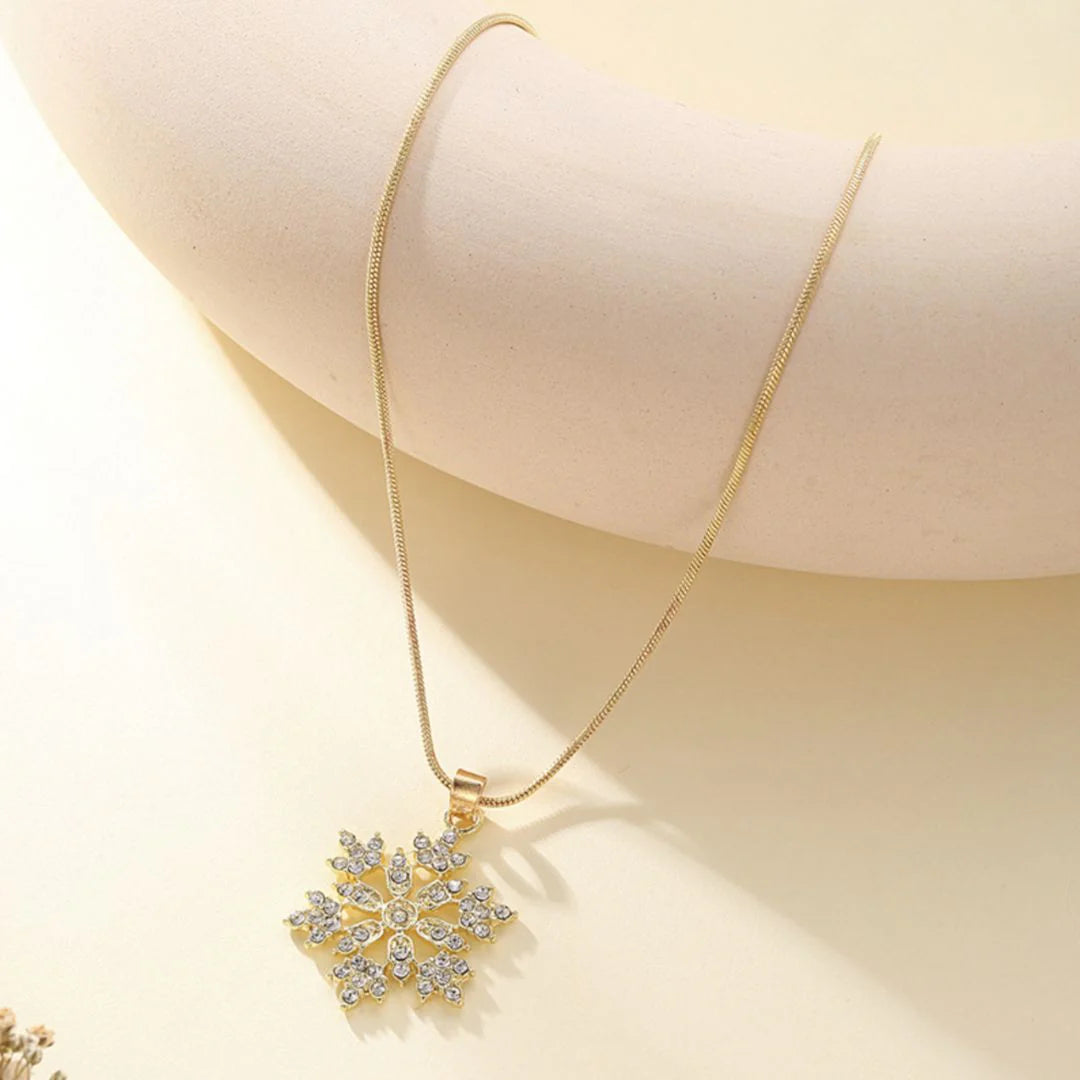 CRYSTAL NECKLACE EARRINGS SET