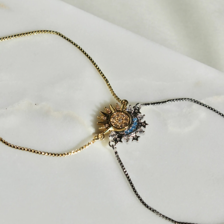 Solar Moon Bracelet & Necklace