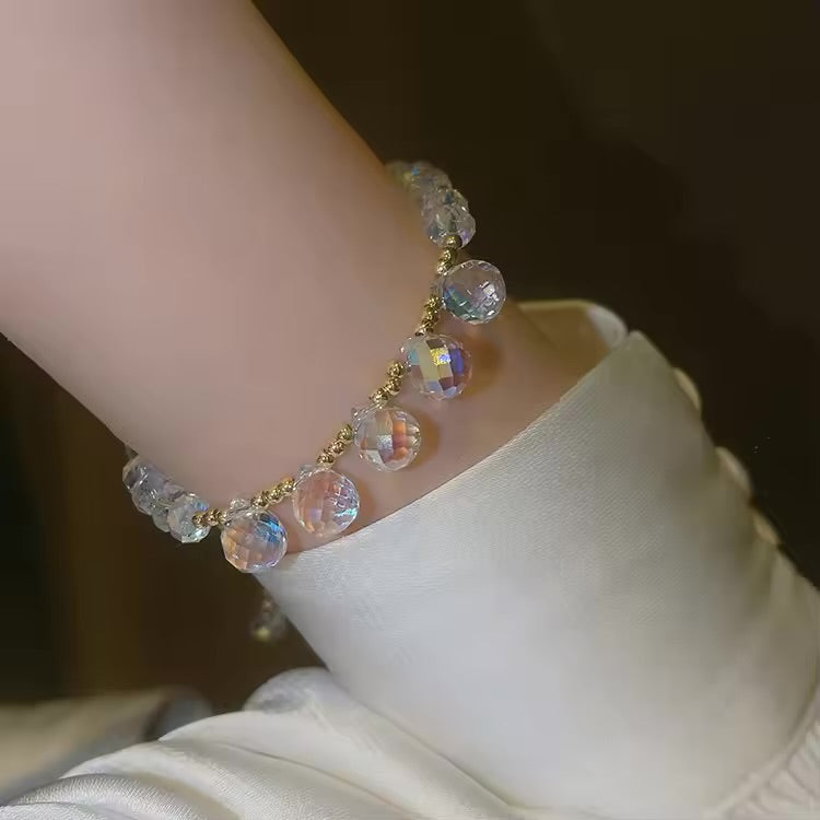 Bubble diamond bracelet