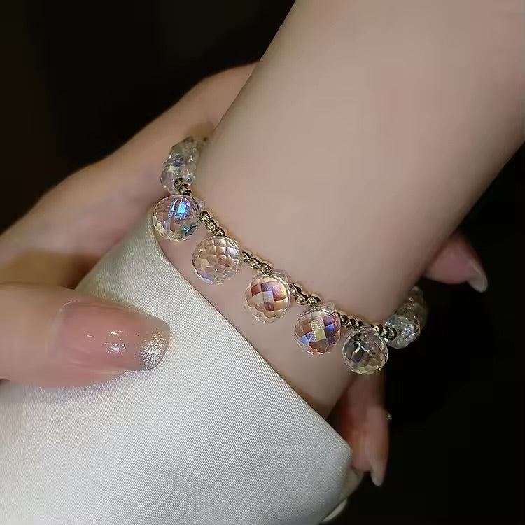 Bubble diamond bracelet