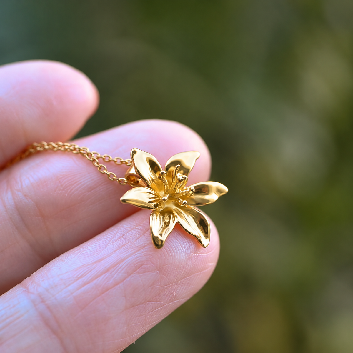Honey Blossom Necklace Earrings Set
