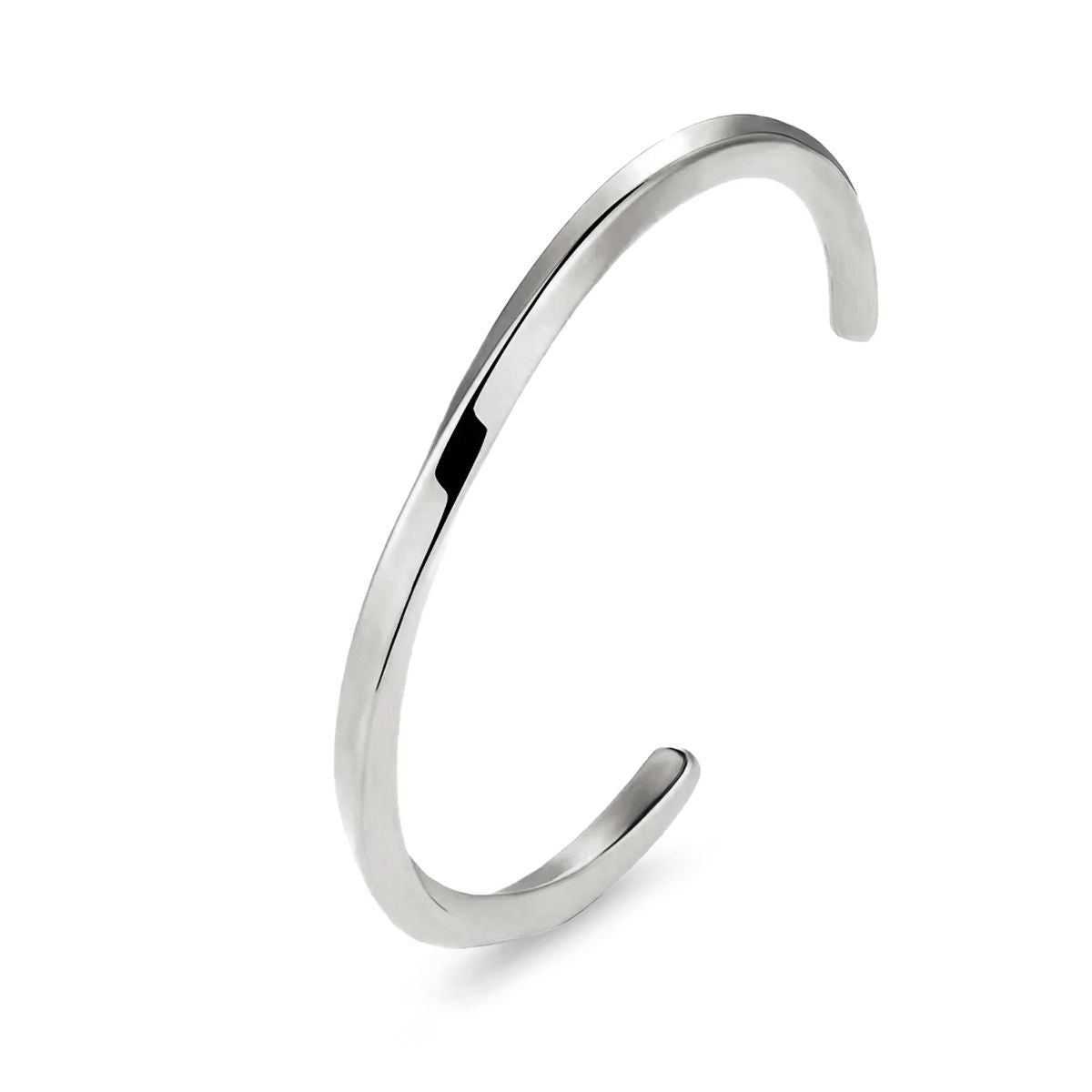 Silver Arc Cuff