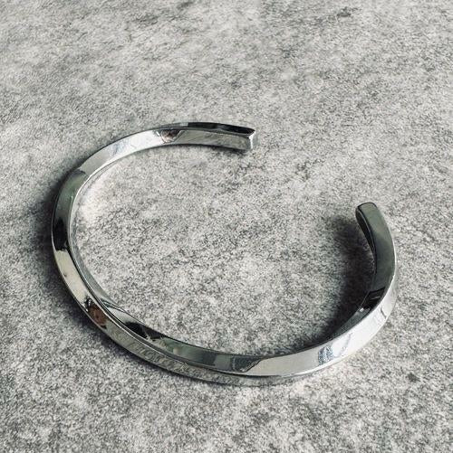 Silver Arc Cuff