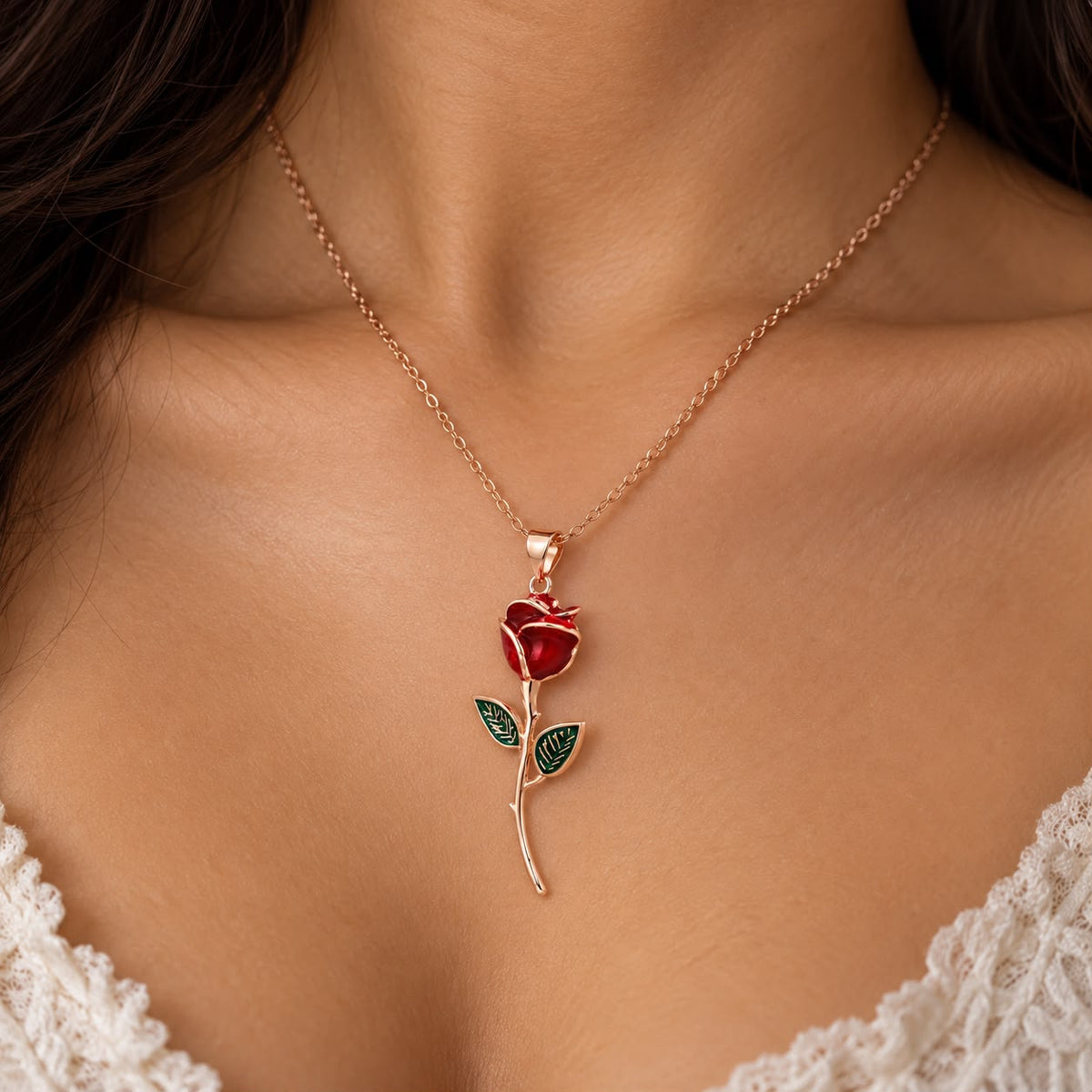 Rose Valentino Necklace
