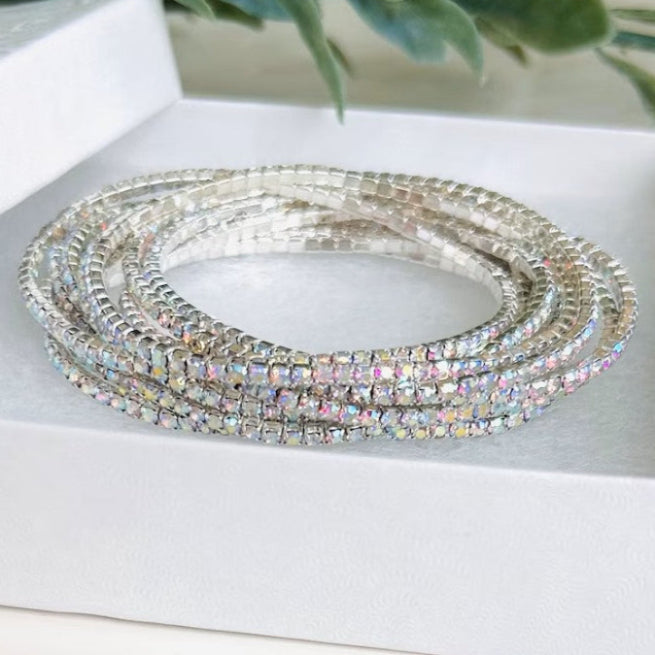 Sparkle Line Bangles