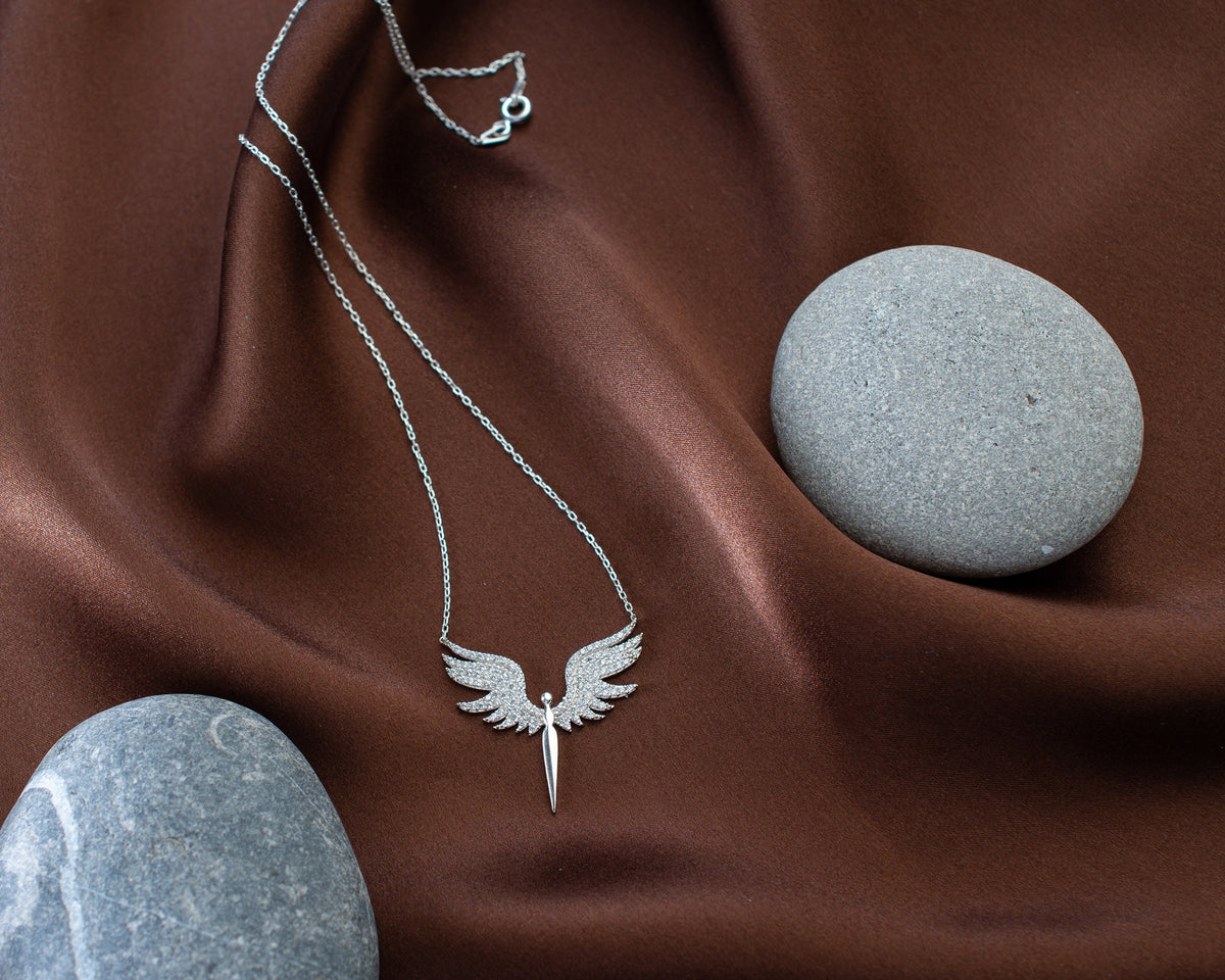 Silver Archangel Necklace