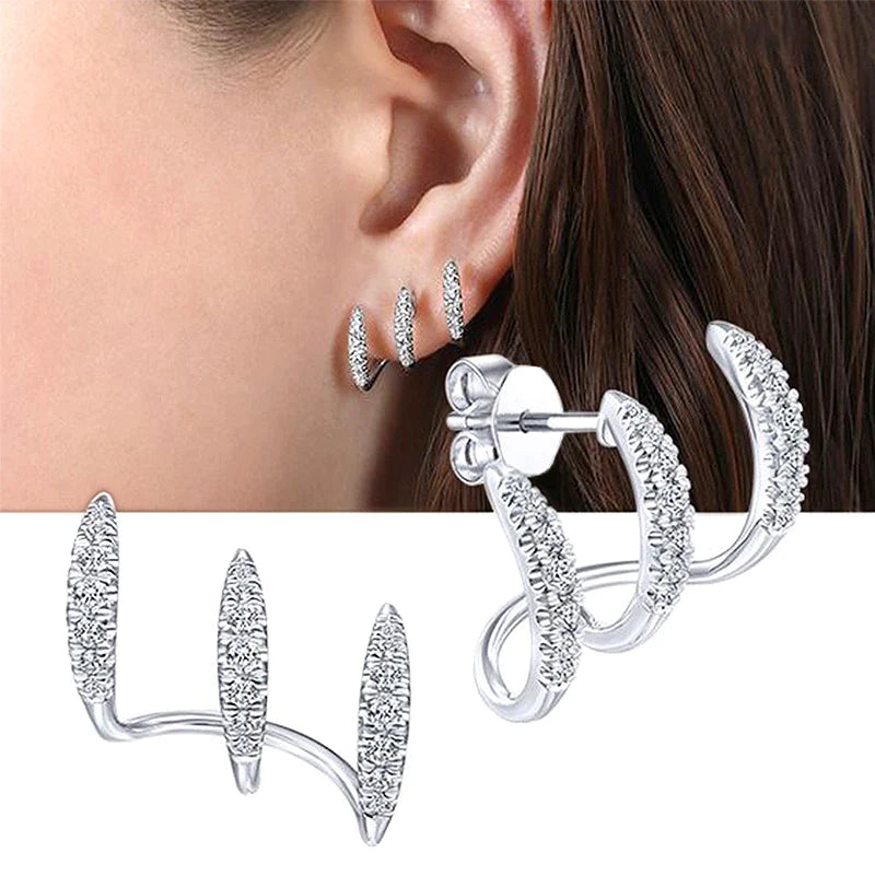 Up earrings design on sale